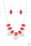 Paparazzi Endless Eclipse - Red Necklace
