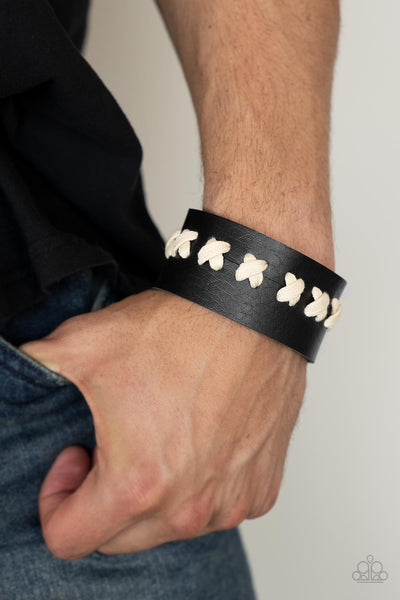 Metro Mustang - Black - Paparazzi Bracelet for Men - TheSavvyShoppersJewelryStore