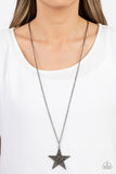 Paparazzi Rock Star Sparkle - Black Necklace