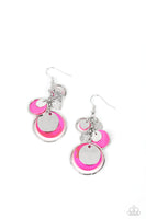 Paparazzi Saved by the SHELL - Pink shell Earrings