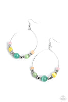 Paparazzi Cats Eye Charisma - Multi colored Earrings