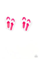 Paparazzi Starlet Shimmer Pink Flip-Flop Earrings  (for Little Girls)