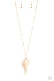 Paparazzi Sea CONCH - Gold Necklace with Conch Shell