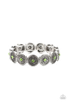 Paparazzi Colorfully Celestial - Green bracelet