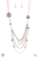 Paparazzi All The Trimmings - Pink Necklace