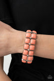 Paparazzi Double The DIVA-ttitude – Orange Bracelet