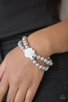 Paparazzi Posh and Posy - Silver Bracelet