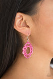 Paparazzi Mantras and Mandalas - Pink Earrings