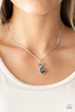 Paparazzi Nice To Meet You - Silver Necklace with Hematite Gemstone