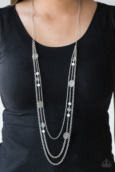 Paparazzi Pretty Pop-tastic! - White Beaded Necklace