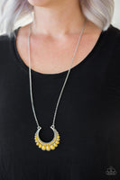 Count To Zen - Yellow - Paparazzi Necklace - TheSavvyShoppersJewelryStore