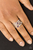 Paparazzi Sparkle Showdown - Purple Rhinestone Ring