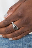 Paparazzi Born To Rule - Silver Ring with Hematite Stone