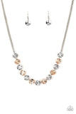 Paparazzi Simple Sheen - Silver and Gold Necklace