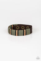 Paparazzi Future Forester - Unisex Brown Bracelet