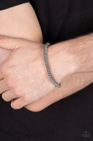 Paparazzi Setting The Pace - Silver Bracelet for Men