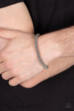 Paparazzi Setting The Pace - Silver Bracelet for Men