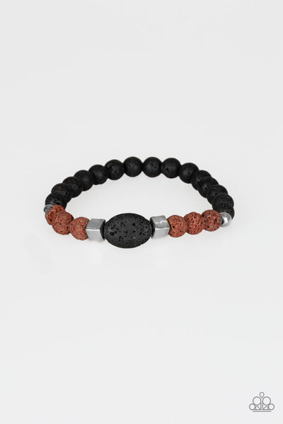 Paparazzi Unwind - Brown Bracelet