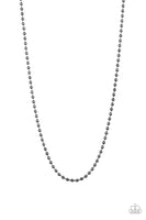 Paparazzi Cadet Casual - Men's Black Necklace