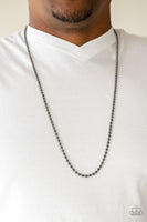 Paparazzi Cadet Casual - Men's Black Necklace