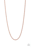 Paparazzi Covert Operation - Men's Copper Necklace