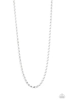 Paparazzi Free Agency - Men's Silver Necklace