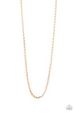 Paparazzi Free Agency - Men's Gold Necklace