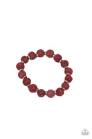 Paparazzi Luck - Red Mens Bracelet