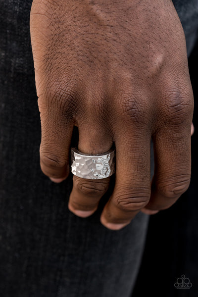 Paparazzi Self-Made Man - Men's Silver Ring