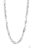 Paparazzi Custom Couture - Silver Necklace for Men