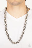 Paparazzi Custom Couture - Silver Necklace for Men