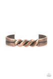 Paparazzi Metro Machine - Copper Cuff Bracelet for Men