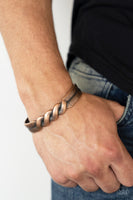 Paparazzi Metro Machine - Copper Cuff Bracelet for Men