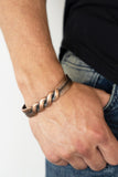 Paparazzi Metro Machine - Copper Cuff Bracelet for Men