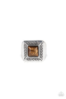Paparazzi The Wrangler - Brown Ring for Men