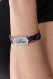 Paparazzi Born To Be Wild - Pink Wrap Bracelet