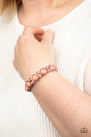 Paparazzi Bubbly Belle - Orange Stretchy Bracelet