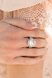 Paparazzi Unstoppable Sparkle - White Rhinestone Ring