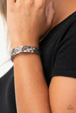 Paparazzi Its Getting HAUTE In Here - Black Cuff Bracelet