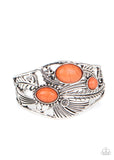 Paparazzi Mojave Moods - Orange Cuff Bracelet