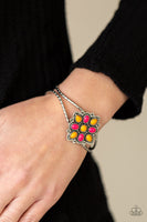 Paparazzi Happily Ever APPLIQUE - Multi colored Cuff Bracelet