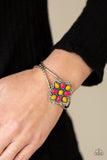 Paparazzi Happily Ever APPLIQUE - Multi colored Cuff Bracelet