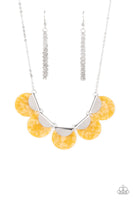 Paparazzi Mermaid Oasis - Yellow Necklace