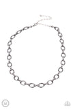 Paparazzi Craveable Couture - Black Choker Necklace