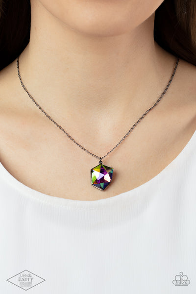 Stellar Serenity - Multi - Paparazzi Oil Spill Necklace - TheSavvyShoppersJewelryStore