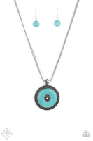 Paparazzi EPICENTER of Attention - Blue Turquoise Necklace