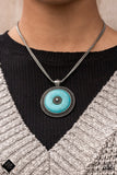 Paparazzi EPICENTER of Attention - Blue Turquoise Necklace