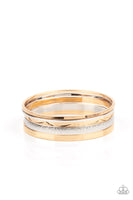 Paparazzi Stackable Style - Multi Silver and Gold Bangles