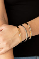 Paparazzi Stackable Style - Multi Silver and Gold Bangles