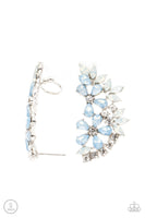 Paparazzi Garden Party Powerhouse - Blue Rhinestone Ear Crawlers